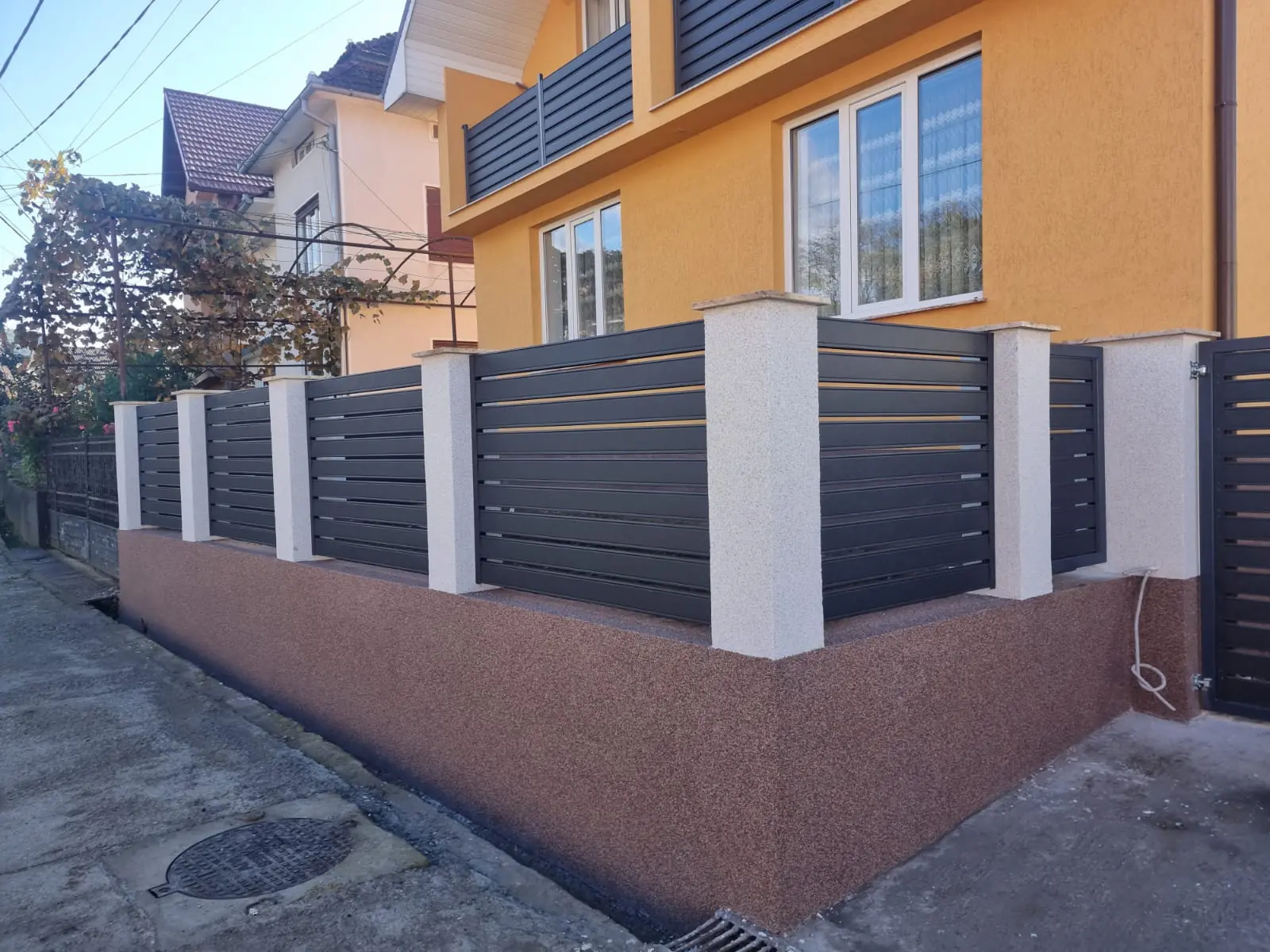 Gard profil rectangular antracit RAL 7016